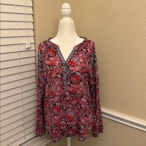 XiRENA Marin Floral Blouse Women's Small